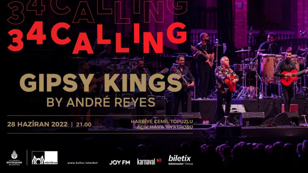 Gipsy Kings by André Reyes konseri Harbiye Açıkhava'da..